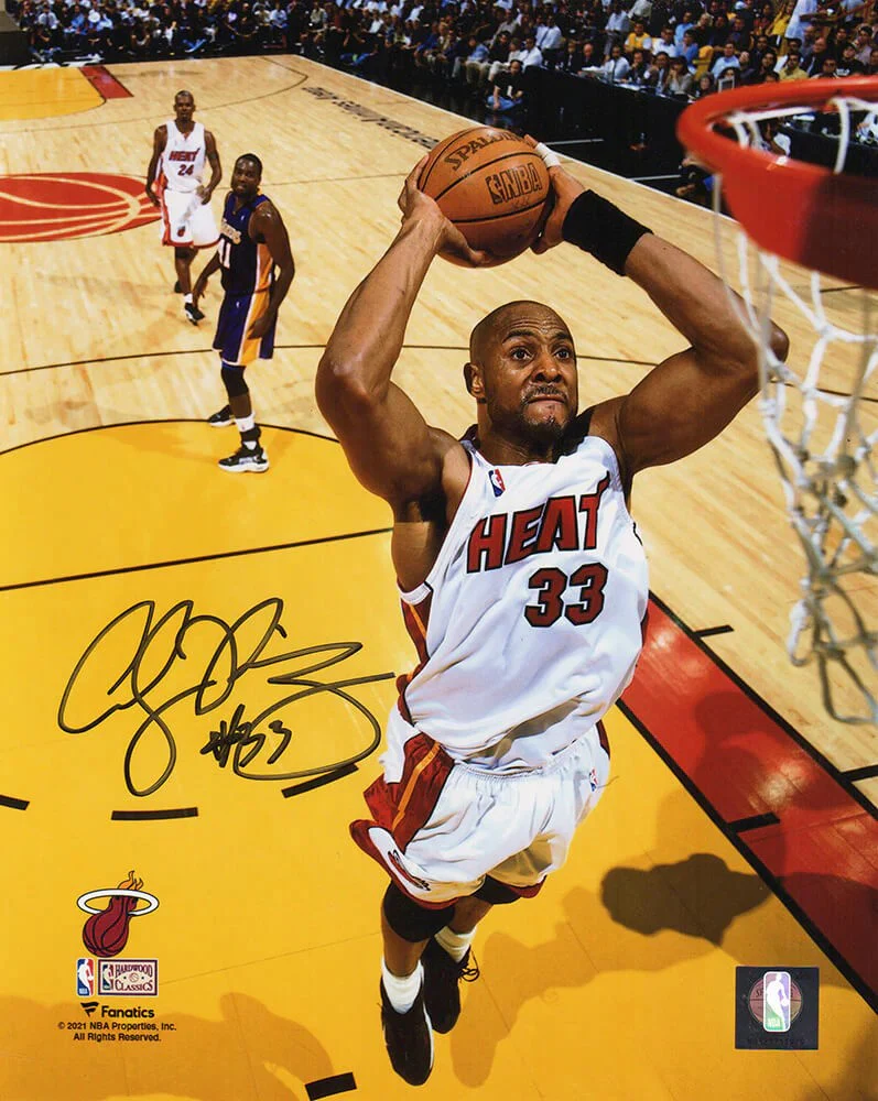 Alonzo Mourning Autograph Signing