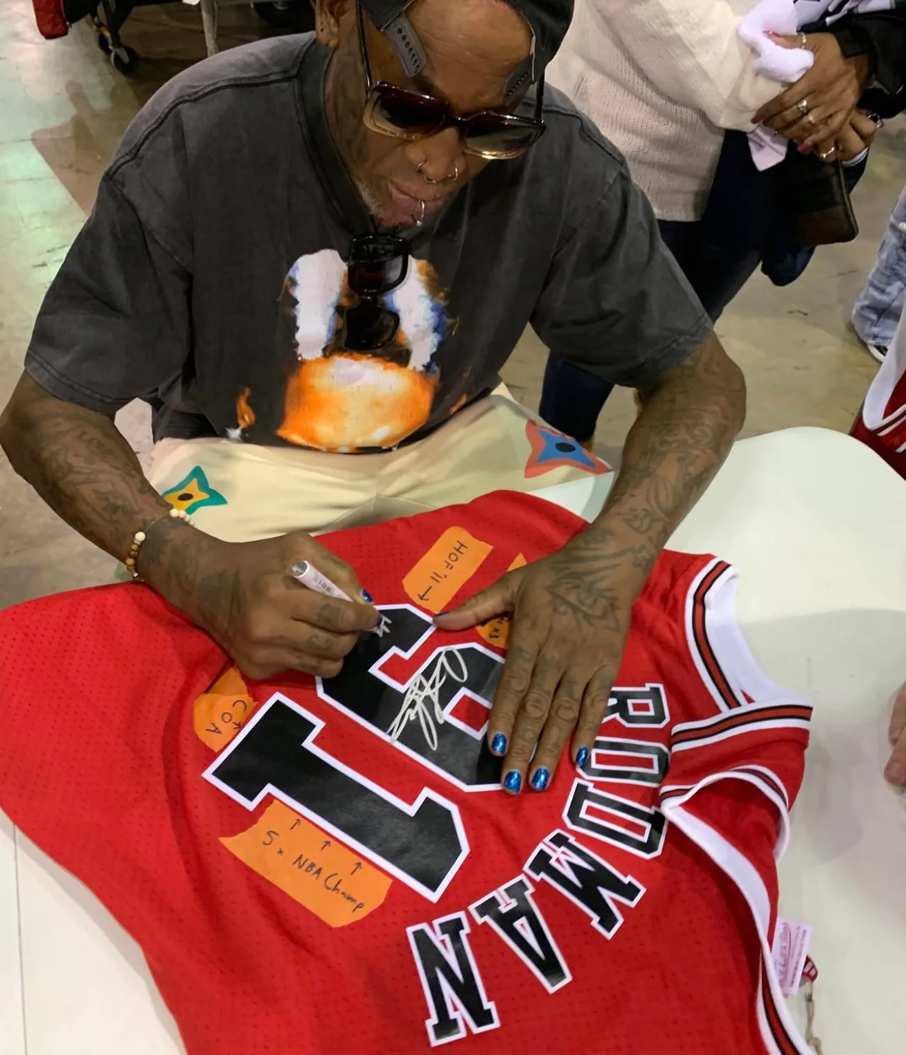 Dennis Rodman Autograph Signing