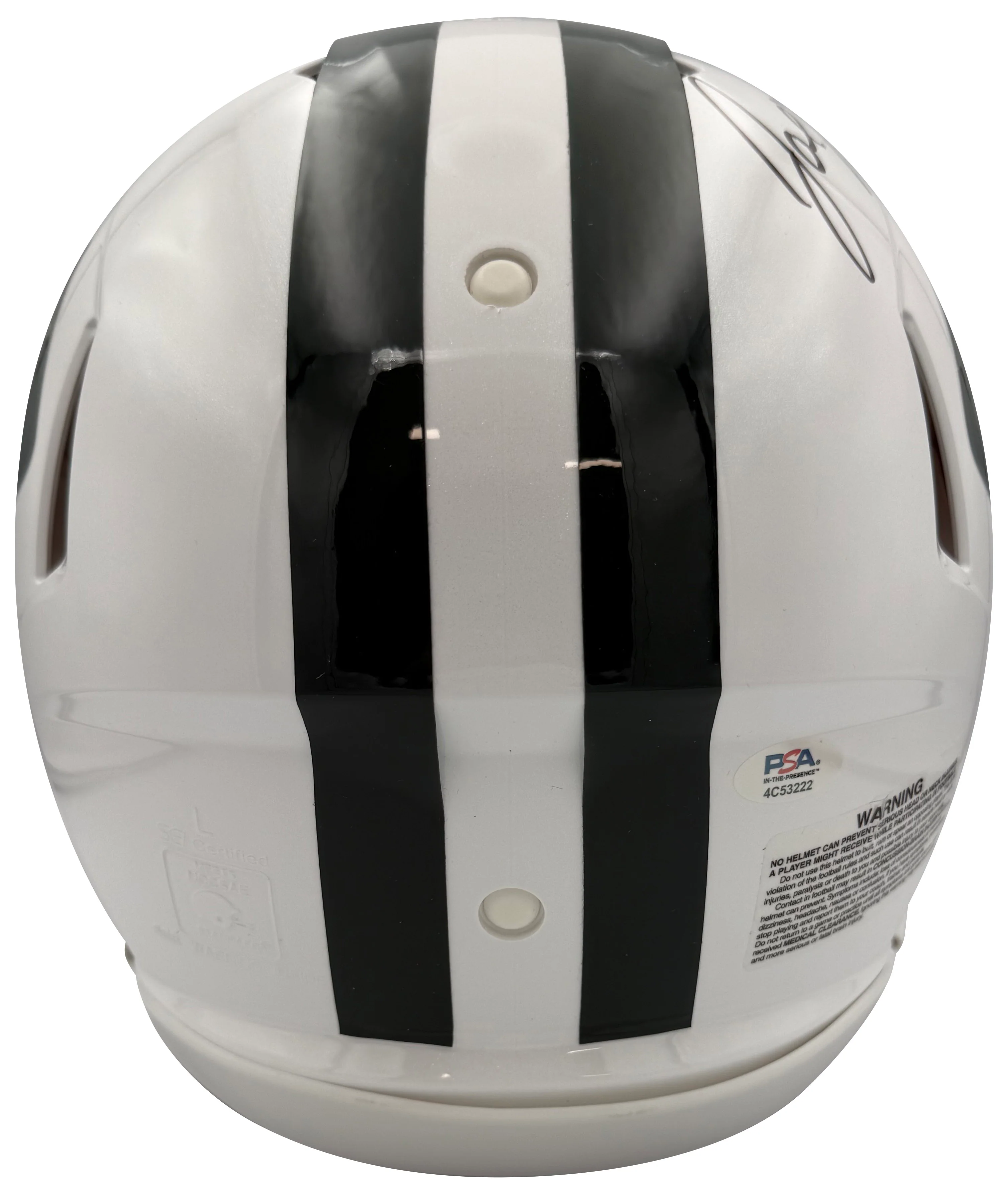 Joe Namath Autographed New York Jets Signed Full Size Football Replica Helmet PSA Authenticated COA - Image 2